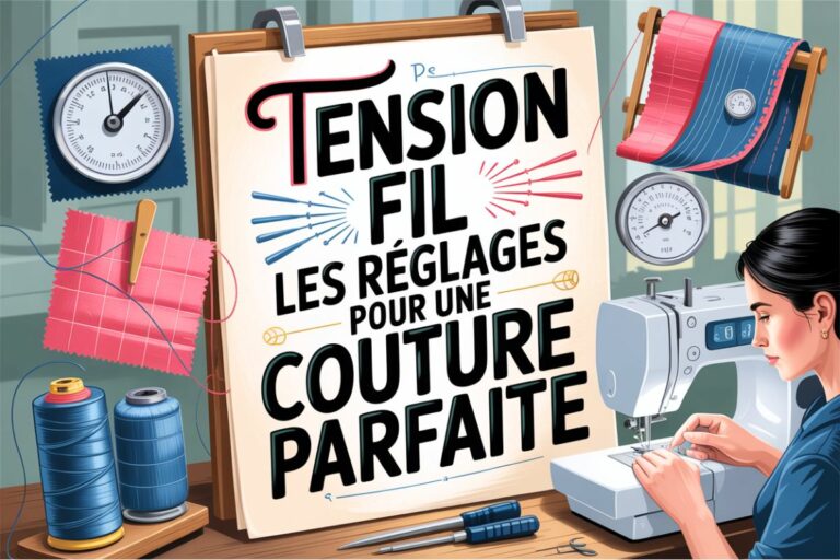 reglages tension fil machine guide