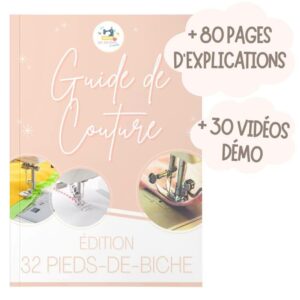 Guide Couture des 32 pieds de biche pour machine à coudre