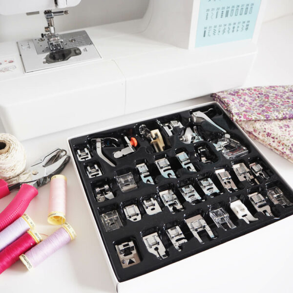 Kit couture 32 pieds de biche machine a coudre