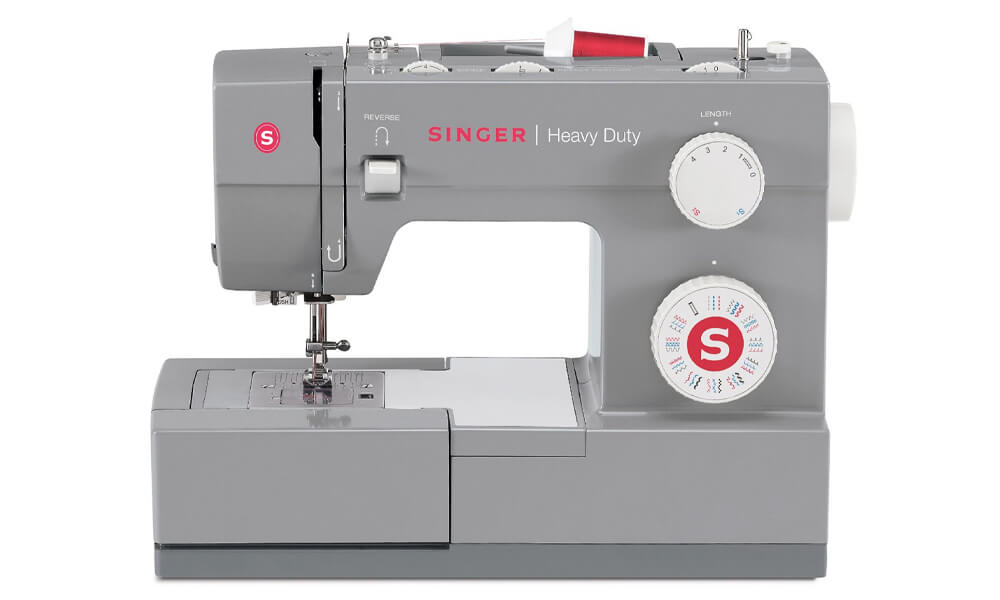Singer Heavy Duty 4432 vue d'ensemble avec châssis métallique