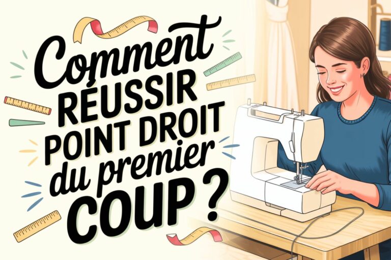 methodes coudre droit machine