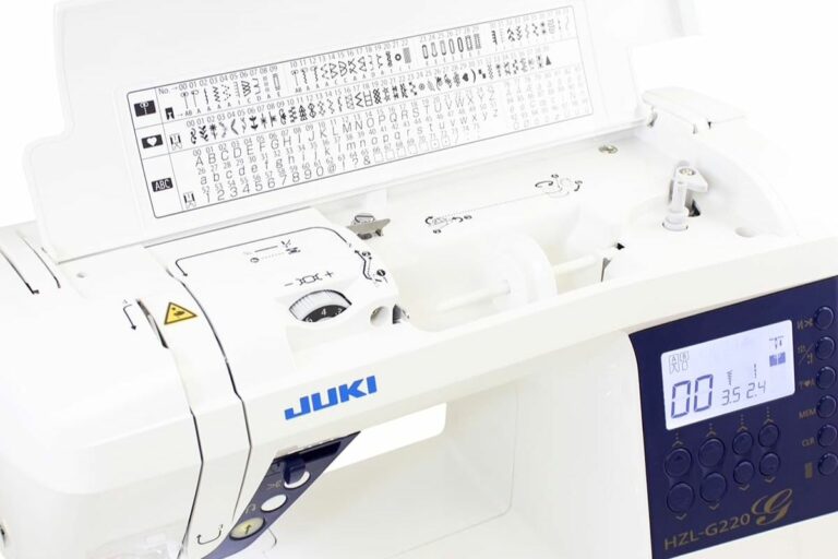 reglages machine juki hzl g220