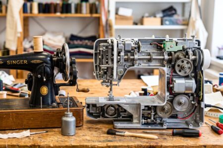 anatomie piece machine coudre